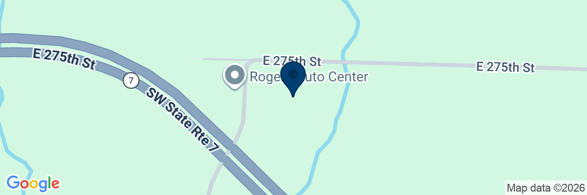 Map showing facility locations