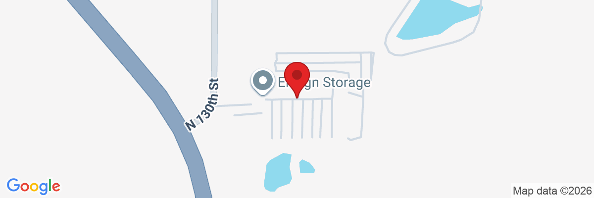 Map showing facility locations