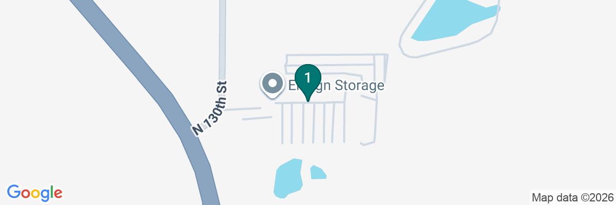 Map showing facility locations