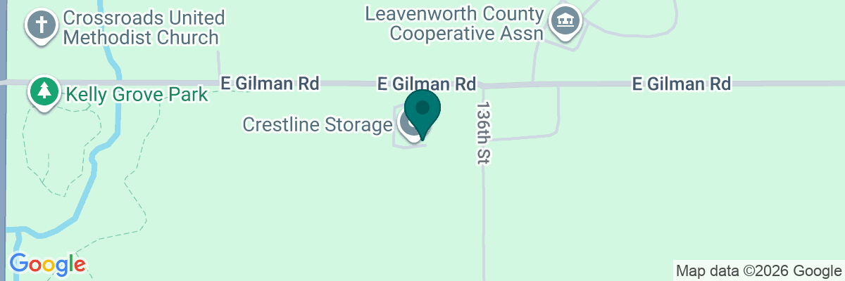 Map showing facility locations